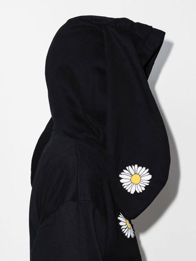 Natasha Zinko Hoodie met madeliefjesprint Zwart