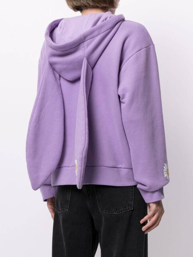 Natasha Zinko Hoodie van stretch katoen Paars