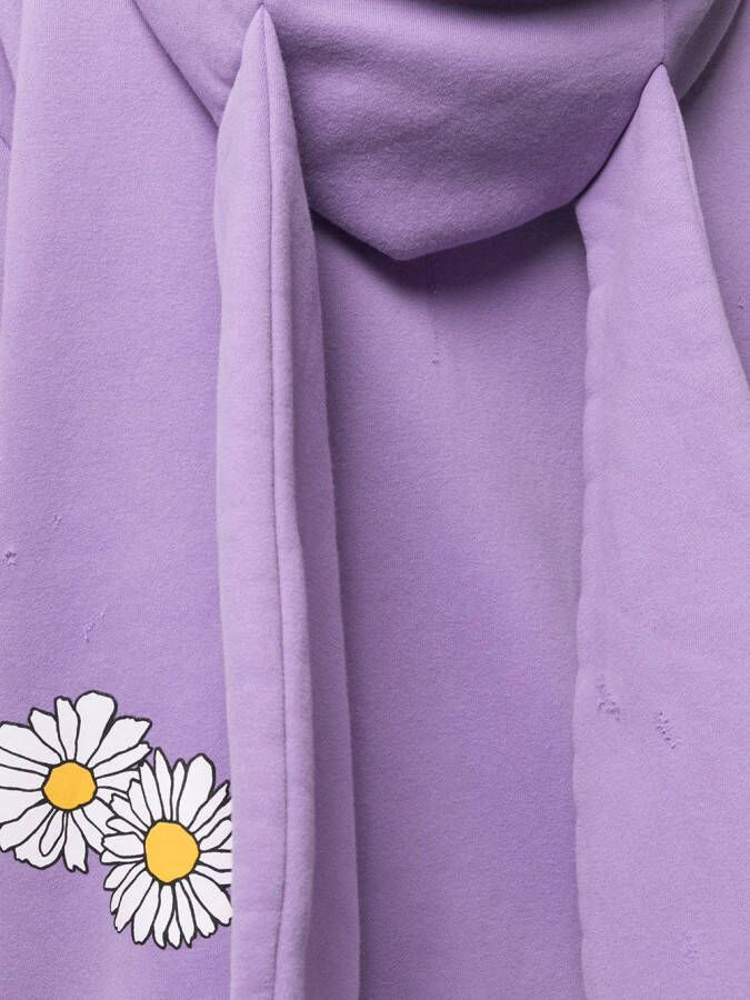 Natasha Zinko Hoodie van stretch katoen Paars