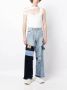 Natasha Zinko Jeans met patchwork Blauw - Thumbnail 2