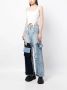 Natasha Zinko Jeans met patchwork Blauw - Thumbnail 3