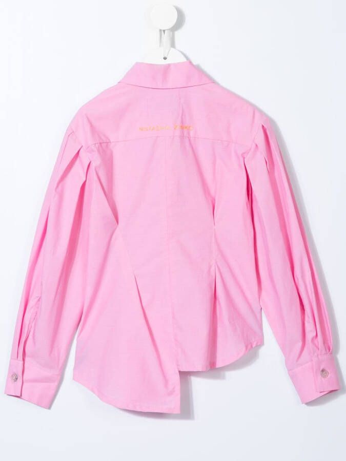 Natasha Zinko Kids Asymmetrisch shirt Roze