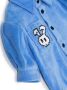 Natasha Zinko Kids Geplooid shirt Blauw - Thumbnail 3