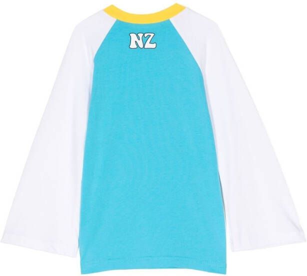 Natasha Zinko Kids Katoenen sweater Blauw