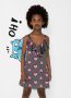 Natasha Zinko Kids Mini-jurk met ruches Groen - Thumbnail 2