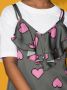 Natasha Zinko Kids Mini-jurk met ruches Groen - Thumbnail 3