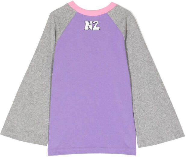 Natasha Zinko Kids Sweater met print Paars