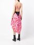 Natasha Zinko Midi-jurk met bloemenprint Roze - Thumbnail 3
