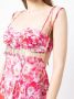 Natasha Zinko Midi-jurk met bloemenprint Roze - Thumbnail 4