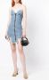 Natasha Zinko Mini-jurk met asymmetrische afwerking Blauw - Thumbnail 2