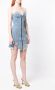 Natasha Zinko Mini-jurk met asymmetrische afwerking Blauw - Thumbnail 3