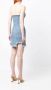 Natasha Zinko Mini-jurk met asymmetrische afwerking Blauw - Thumbnail 4