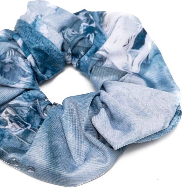 Natasha Zinko Scrunchie met print Blauw