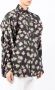 Natasha Zinko Shirt met bloemenprint Zwart - Thumbnail 4