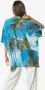 Natasha Zinko Shirt met Hawaiiaanse print Blauw - Thumbnail 4