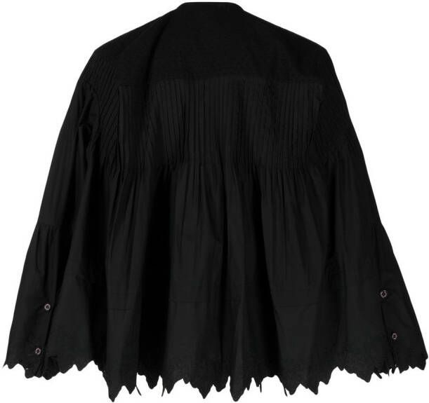Natasha Zinko Blouse met striksluiting Zwart