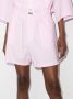 Natasha Zinko Shorts met elastische taille Roze - Thumbnail 2