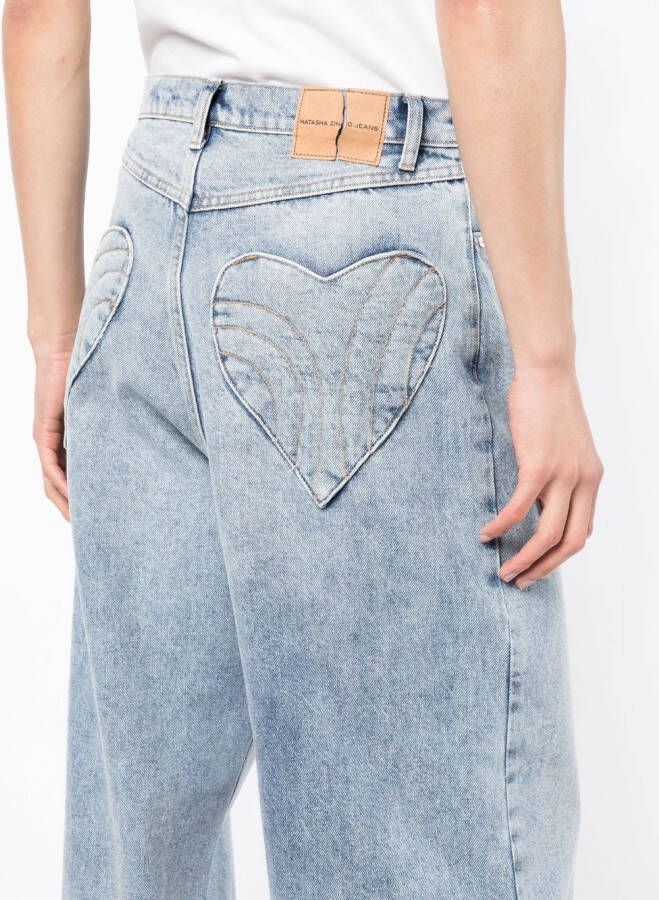Natasha Zinko Straight jeans Blauw