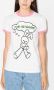 Natasha Zinko T-shirt met grafische print Wit - Thumbnail 2