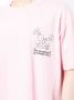 Natasha Zinko T-shirt met konijnprint Roze - Thumbnail 5