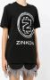 Natasha Zinko T-shirt met logoprint Zwart - Thumbnail 3