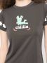 Natasha Zinko T-shirt met print Grijs - Thumbnail 5