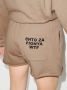 Natasha Zinko Trainingsshorts met print Beige - Thumbnail 3
