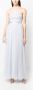 Needle & Thread Strapless midi-jurk Blauw - Thumbnail 2