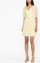 Needle & Thread Mini-jurk met kant Geel - Thumbnail 2