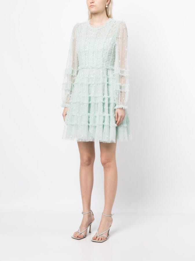 Needle & Thread Mini-jurk Groen