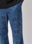 Needles Broek met wijde pijpen Blauw - Thumbnail 5