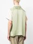 Needles Overhemd met colourblocking Groen - Thumbnail 4