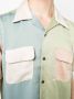 Needles Overhemd met colourblocking Groen - Thumbnail 5