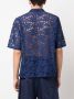 Needles Overhemd met bloemenkant Blauw - Thumbnail 4