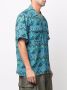 Needles Overhemd met abstracte print Blauw - Thumbnail 3