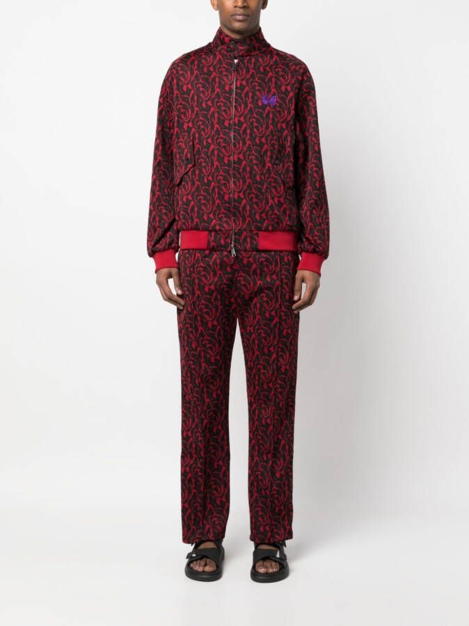 Needles Gesmockte broek Rood