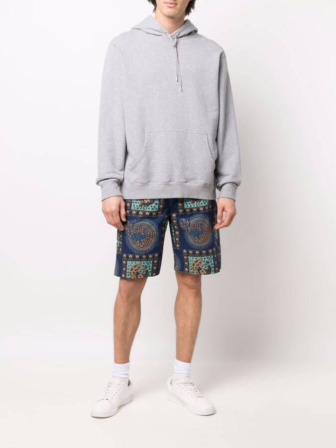 Needles Shorts met print Blauw