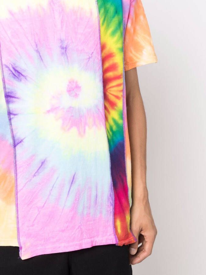 Needles T-shirt met patchwork Blauw