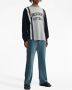 Needles Trainingsbroek met zijstreep Blauw - Thumbnail 2