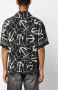 Neighborhood Overhemd met print Zwart - Thumbnail 4