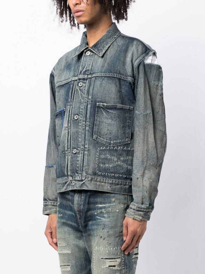 Neighborhood Denim jack Blauw