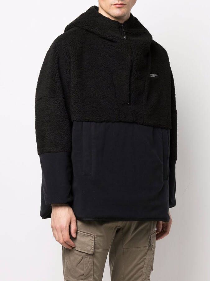 Neighborhood Fleece jack Zwart
