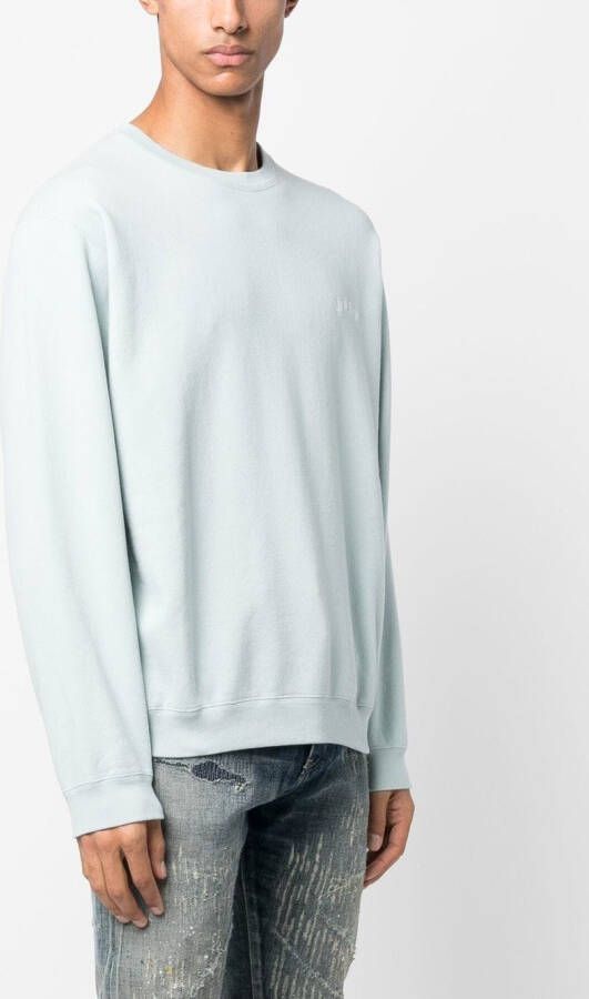 Neighborhood Sweater met geborduurd logo Blauw