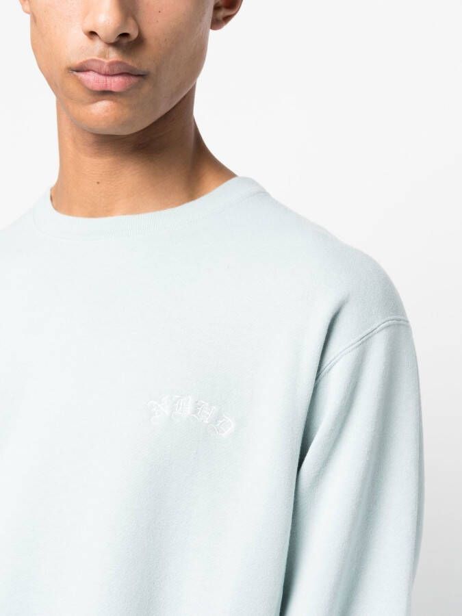 Neighborhood Sweater met geborduurd logo Blauw