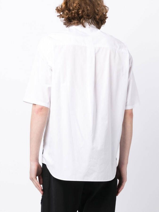 Neighborhood Overhemd met logoprint Wit