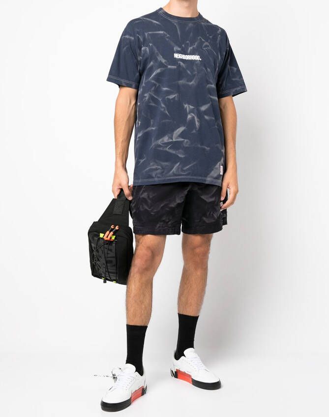 Neighborhood T-shirt met logoprint Blauw