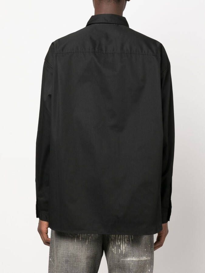 Neighborhood T-shirt met logoprint Zwart