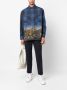 Neighborhood Overhemd met tijgerprint Blauw - Thumbnail 2