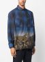 Neighborhood Overhemd met tijgerprint Blauw - Thumbnail 3
