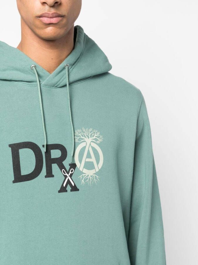 Neighborhood x DRXSRL hoodie met logoprint Groen